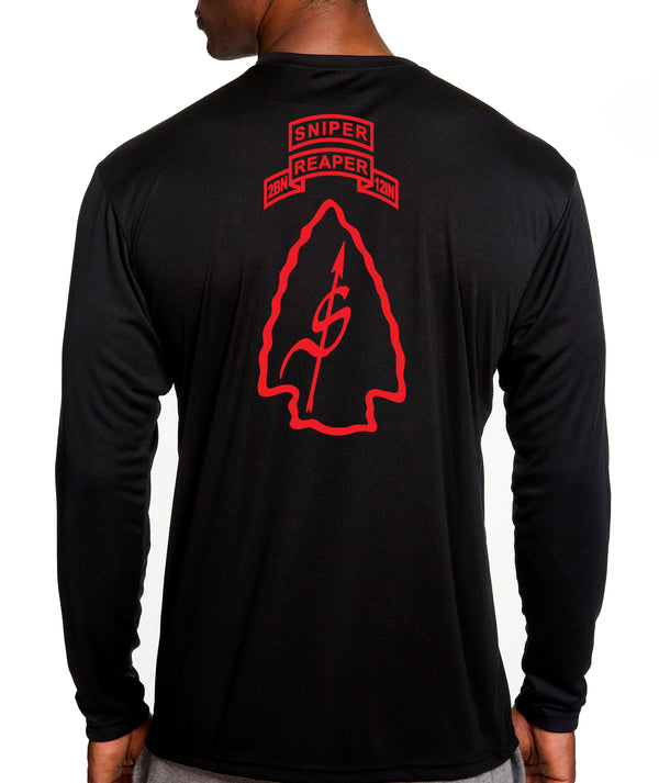 Sniper Lethal Gear Long Sleeve Performance Unisex Shirt. This shirt IS approved for PT