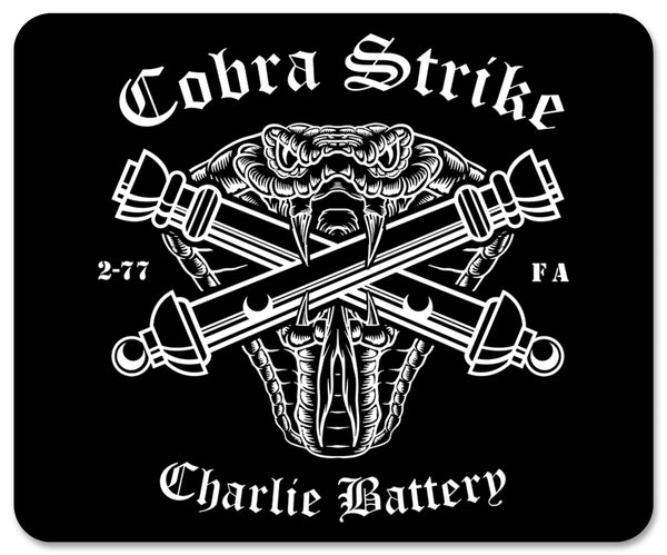 Cobra Strike Mouse Pad, 7.75” x 9.25”.