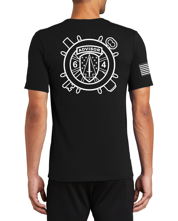 6 4th Unisex Performance Short Sleeve PT Shirt (Feels like Cotton). This shirt IS approved for PT.