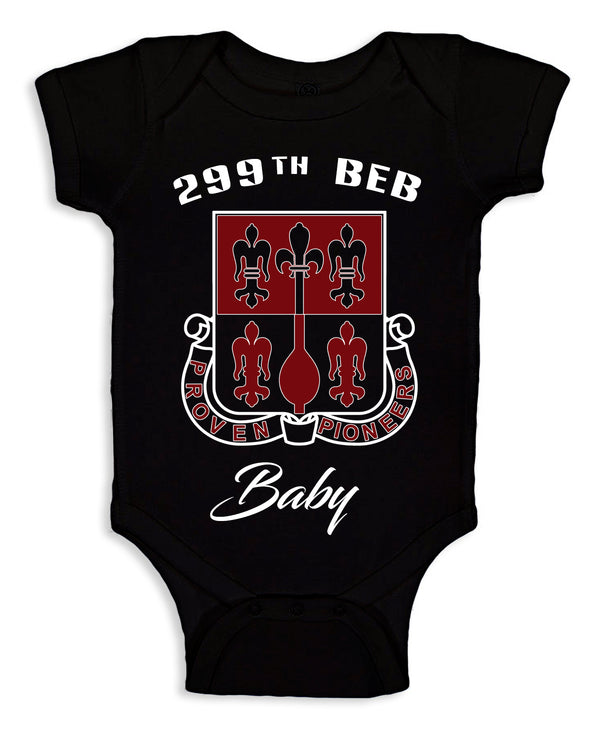 Black Baby Body Suite. Comes in Color and White Design.