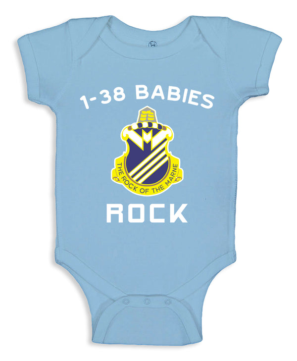 Blue Baby Body Suite. Comes in Different Design Colors.