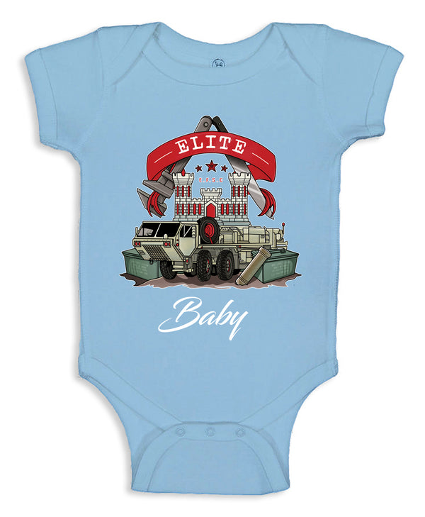 Powder Blue Baby Body Suite.