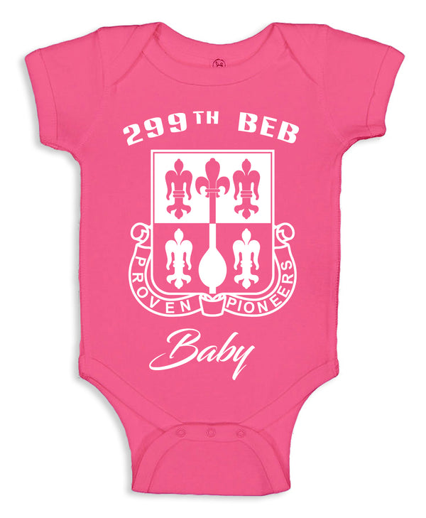 Pink Baby Body Suite. Comes in Color, Black and White Design.