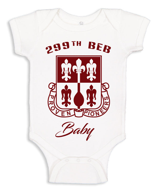 White Baby Body Suite. Comes in Color and Black Design.