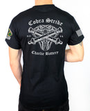 Cobra Strike 50-50 Blend Black Unisex PT Short Sleeve Shirt. Approved for PT