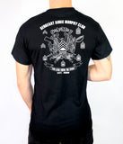 SAMC PT 50-50 Blend Black Unisex Short Sleeve Shirt. Approved for PT