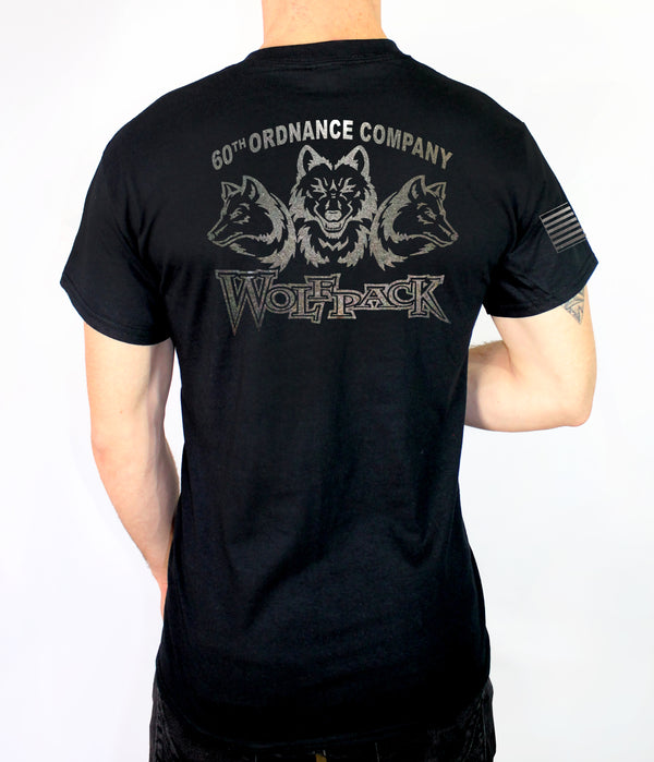 50-50 Blend Black Unisex PT Short Sleeve Shirt. Approved for PT