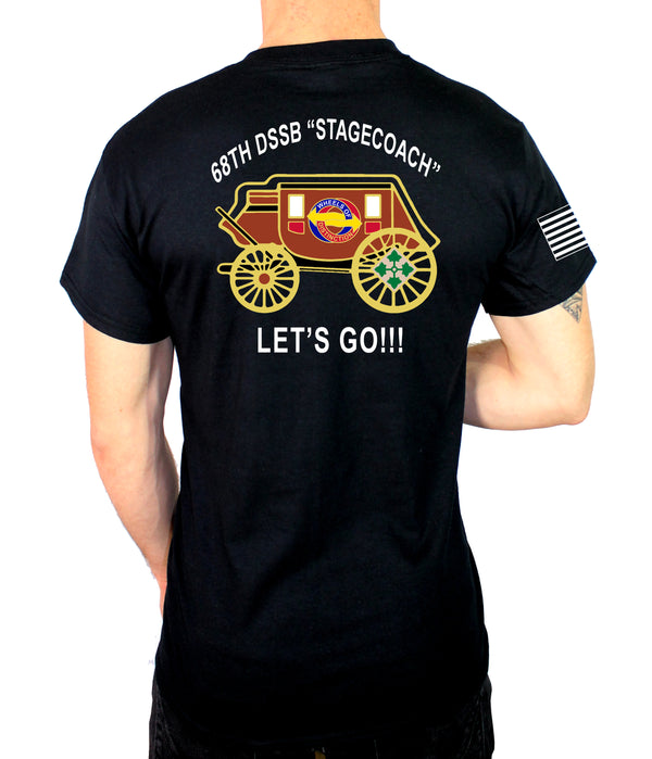 Stagecoach 50-50 blend Color Design Unisex Pt Shirt. This shirt IS Approved for PT