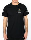 Black 50-50 Blend Unisex PT Short Sleeve Shirt