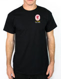 Black 50-50 Blend Unisex PT Short Sleeve Shirt