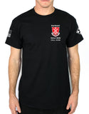 50-50 Blend Black Unisex PT Short Sleeve Shirt. Approved for PT