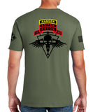 2SBCT OD Green 100% Cotton Unisex Pt Shirt. This shirt IS Approved for PT