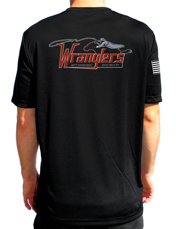 Wranglers Short Sleeve Performance Unisex Shirt. This shirt IS approved for PT