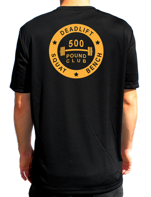 500# Club Black Athletic T-Shirt. This shirt IS approved for PT