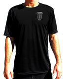 Black on Black Short Sleeve Performance Unisex Shirt. This shirt IS approved for PT