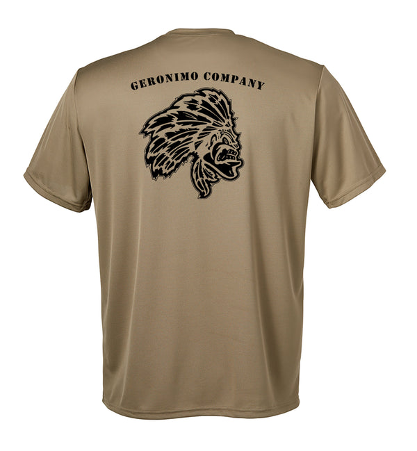 G Co Performance Coyote Tan Closed Mesh Unisex Shirt. This shirt is NOT approved for PT