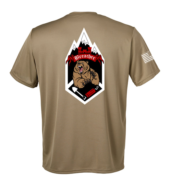 Performance Coyote Tan Closed Mesh Unisex Shirt. This shirt is NOT approved for PT