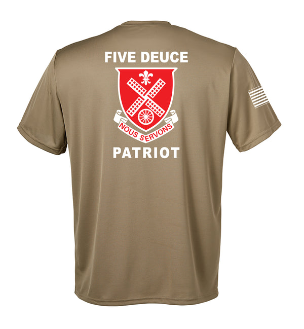 Performance Coyote Tan Closed Mesh Unisex Shirt. This shirt is NOT approved for PT