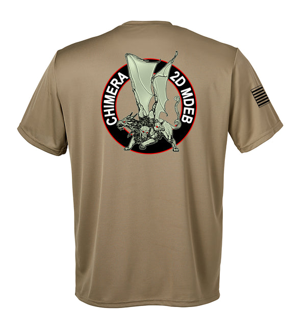 Performance Coyote Tan Closed Mesh Unisex Shirt. This shirt is NOT approved for PT