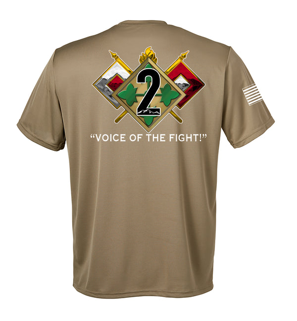 Performance Coyote Tan Closed Mesh Unisex Shirt. This shirt is NOT approved for PT