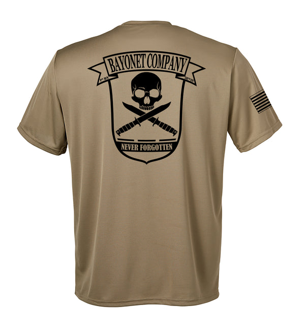 Bayonet Co Performance Coyote Tan Unisex Shirt. This shirt is NOT approved for PT