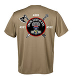 Berserker Coyote Tan Performance Closed Mesh Unisex Shirt. This shirt is NOT approved for PT