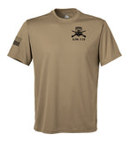 A Co Performance Coyote Tan Closed Mesh Unisex Shirt. This shirt is NOT approved for PT