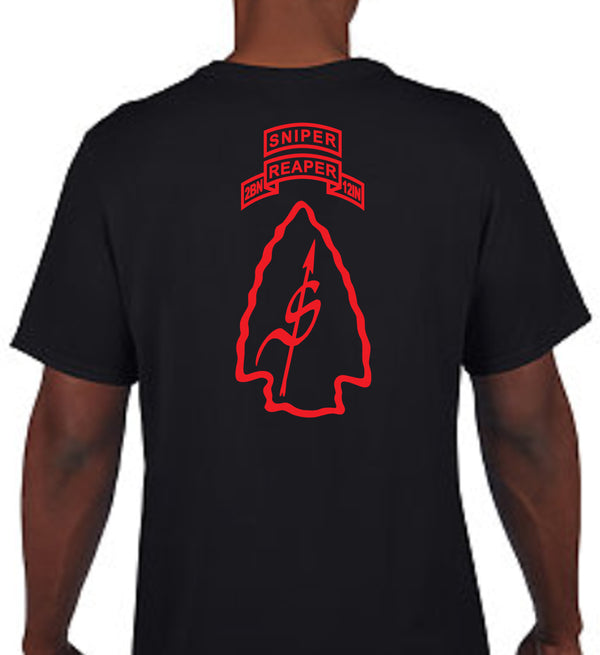 Sniper Lethal Gear Performance Unisex t-shirt. (Feels like a Reg T-Shirt). This shirt IS approved for PT