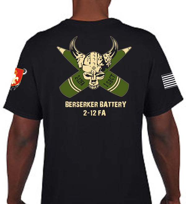Berserker Unisex Performance Short Sleeve PT Shirt (Feels like Cotton). This shirt IS approved for PT.