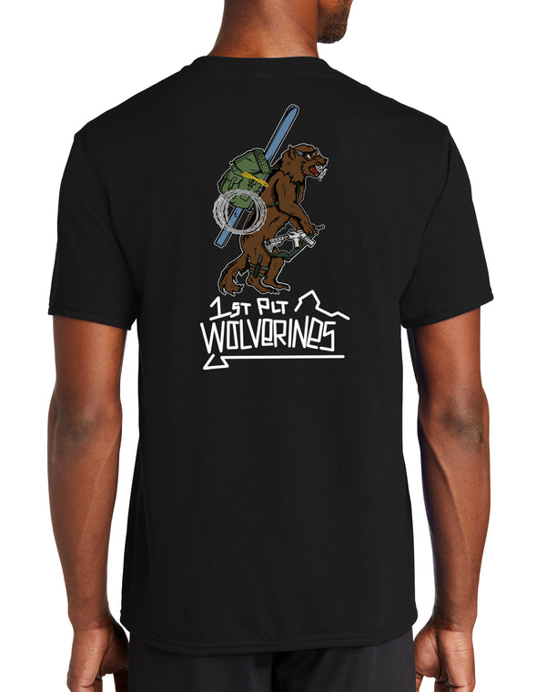 Unisex Performance Short Sleeve PT Shirt (Feels like Cotton) Color Design. This shirt IS approved for PT.
