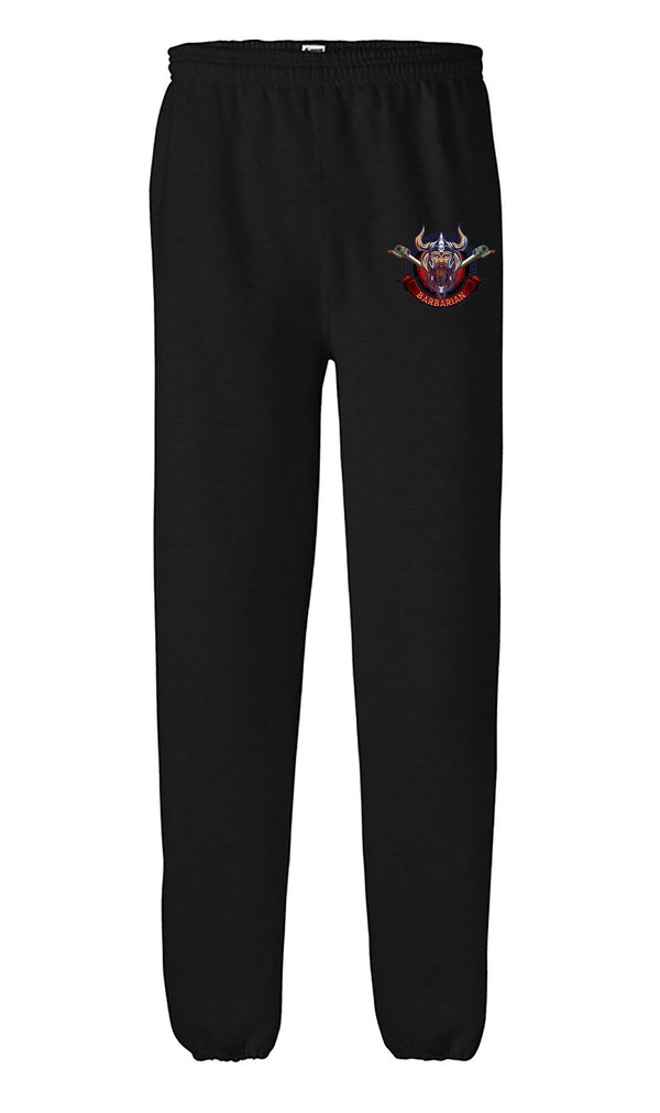 Barbarian Unisex Sweatpants. These Sweatpants are NOT Approved for PT.