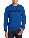 Rock of The Marne - (Black Design on Back) Crewneck Unisex Sweatshirt. Comes in Multiple Colors