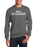 Rock of The Marne - (Color Design on Back) Crewneck Unisex Sweatshirt. Comes in Multiple Colors