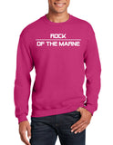 Rock of The Marne - (White Design on Back) Crewneck Unisex Sweatshirt. Comes in Multiple Colors