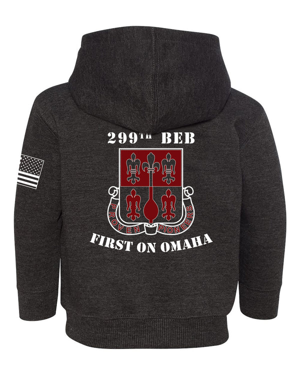 Toddler Unisex Grey Hoodie Sweatshirt (Color Design).
