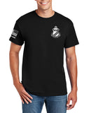 White Front Crest Unisex Short Sleeve Shirt. Comes in Multiple Colors. Not Approved for PT