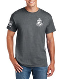 White Front Crest Unisex Short Sleeve Shirt. Comes in Multiple Colors. Not Approved for PT