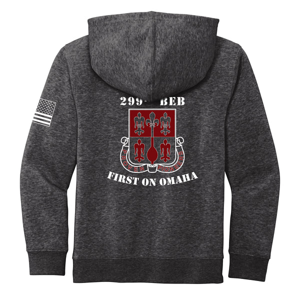 Youth Unisex Grey Hoodie Sweatshirt (Color Design).