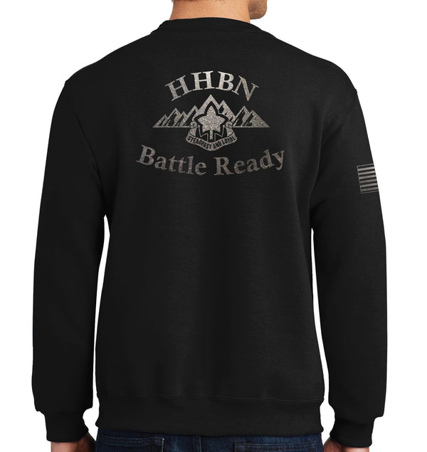 Battle Ready Unisex Black on Black PT Sweatshirt