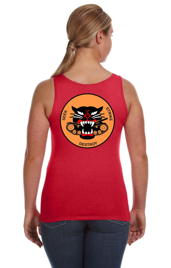 Ladies Tank Top in multiple colors. *Read Description Below Image For More Info.* *FREE Liaison Pick-up for orders being sent to Base only*