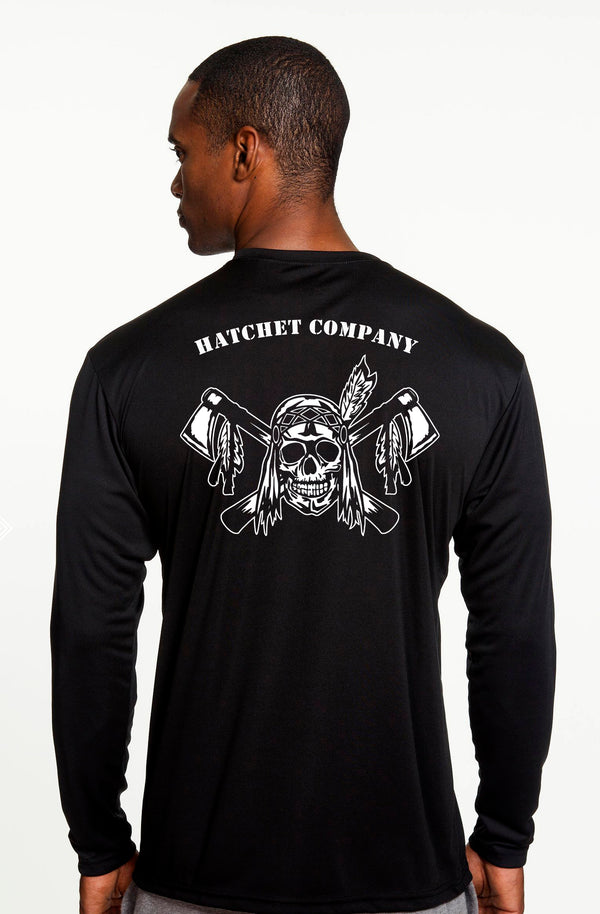 Hatchet Company Black Performance PT Unisex Shirt. This shirt is approved for PT**FREE Liaison pick up to base only*