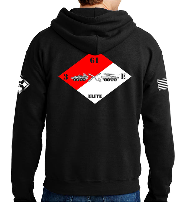 Elite Unisex Unit Hoodie Sweatshirt. This is NOT approved for PT. **Free Shipping Means Liaison Picks up orders & brings to Base only**