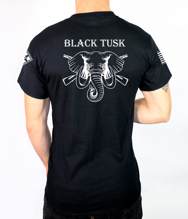 Black Tusk Unisex Black PT Shirt. This shirt is approved for PT *FREE Liaison Pick-up for orders being sent to Base only*