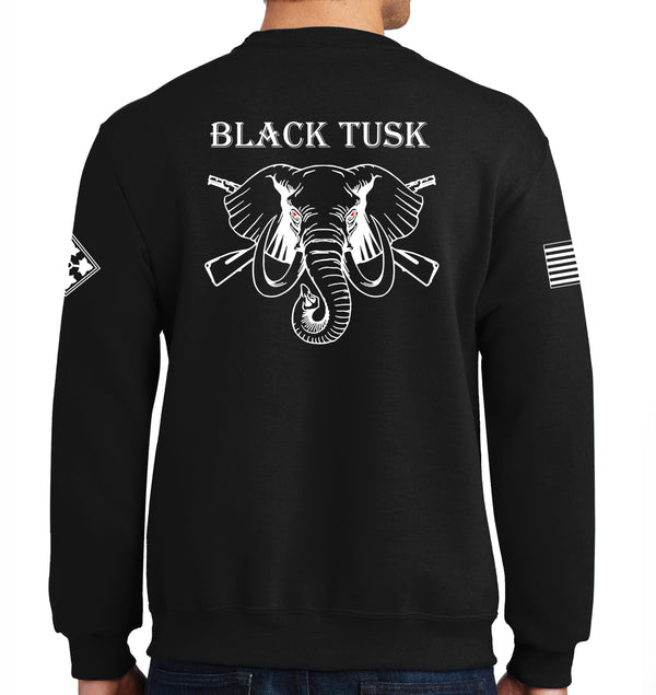 Black Tusk Unisex PT Sweatshirt. This is approved and can be worn for PT. *FREE Liaison Pick-up for orders being sent to Base only*