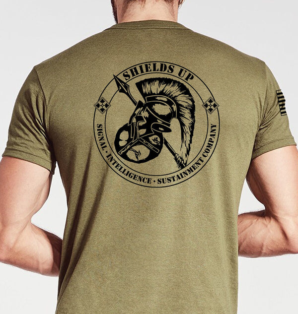 Coyote Tan Unisex T-Shirt Black Design. This shirt is NOT approved for PT *FREE Liaison Pick up only***No Free Shipping**