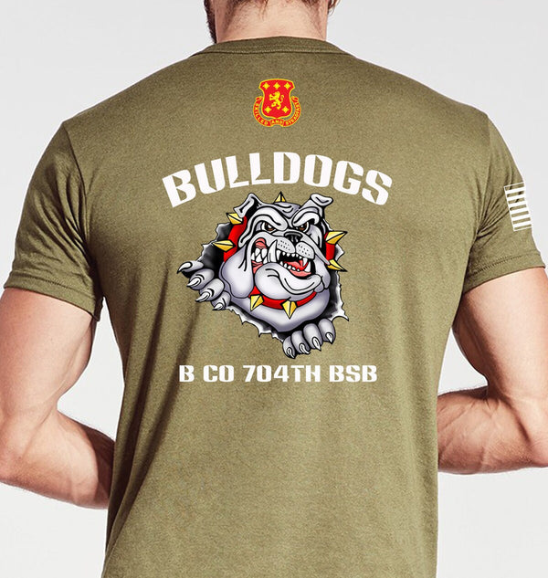 Bulldogs Coyote Tan Unisex T-Shirt. This is NOT approved for PT. ** No Free Shipping- Please Read Description Below**