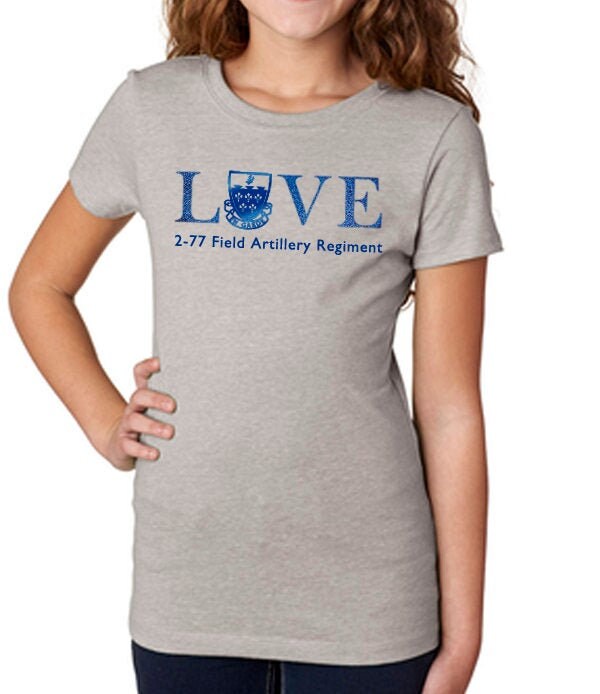 Tweens Multiple Color LOVE Shirt- Blue Glitter/Electric Blue Text.