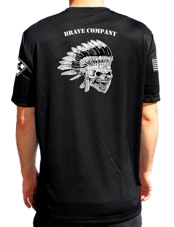 Brave Company Black Performance PT Unisex Shirt. This shirt is approved for PT**FREE Liaison pick up to base only*