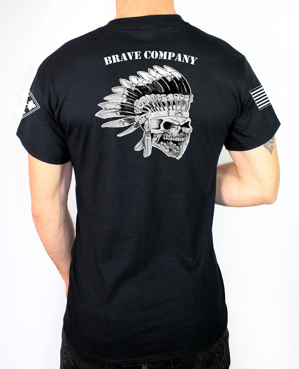 Brave Company Unisex Black PT Shirt. This shirt is approved for PT *FREE Liaison Pick-up for orders being sent to Base only*