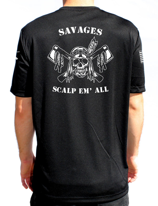 Savages Black Performance Unisex Shirt. This shirt is NOT approved for PT*Free Liaison Pick-up only- NO Free Shipping*